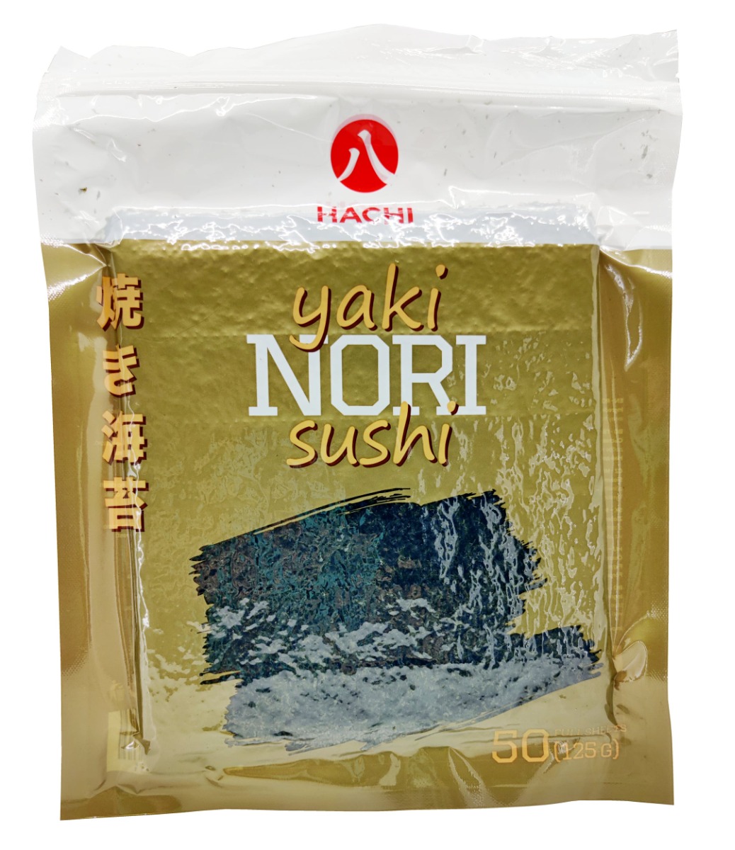 Водорасли Нори Златни, 125гр. 50 листа